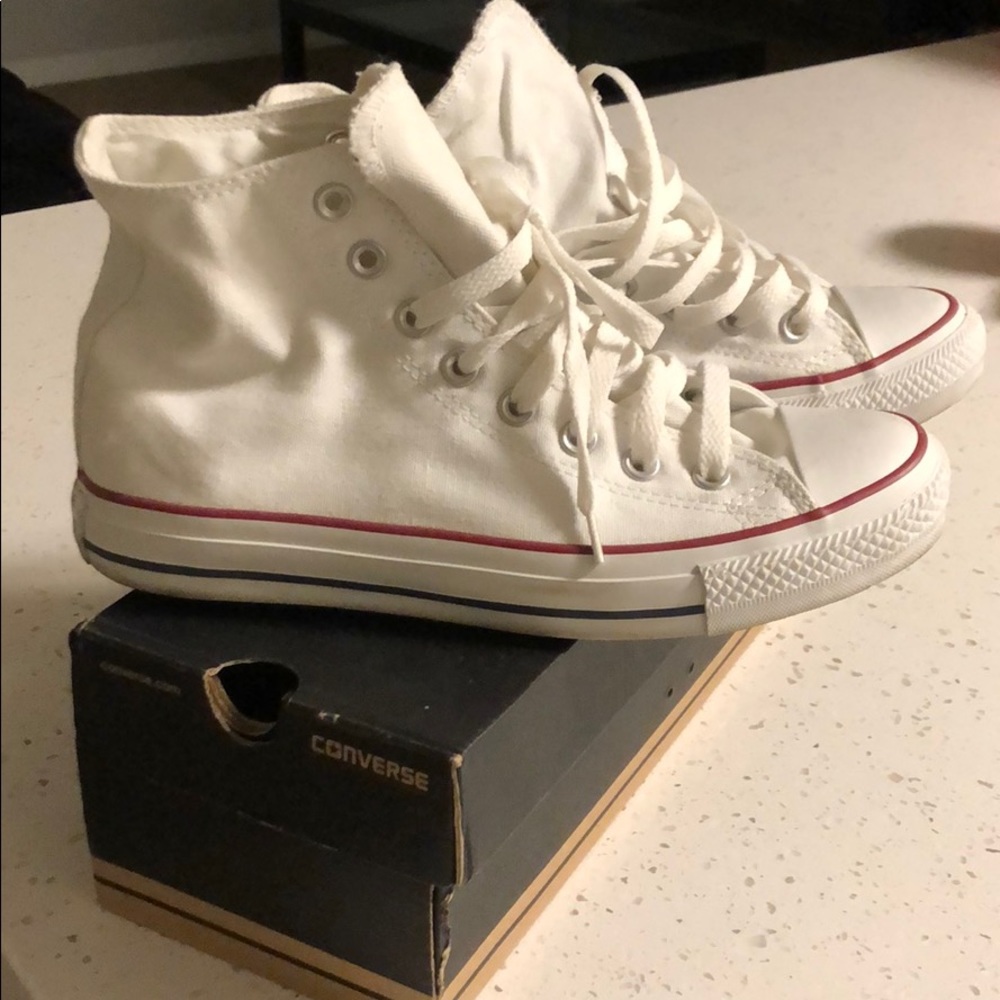 White high top Converse